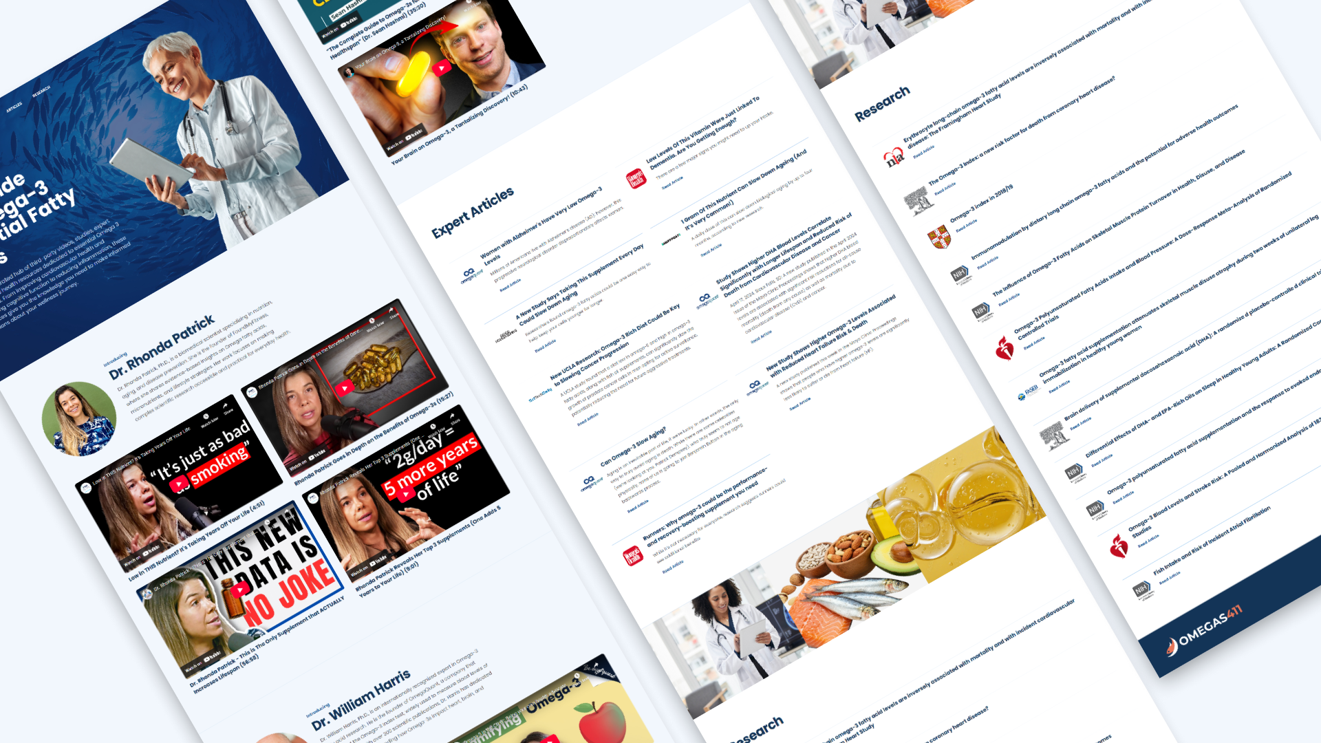 Omegas411, Web Design & Development